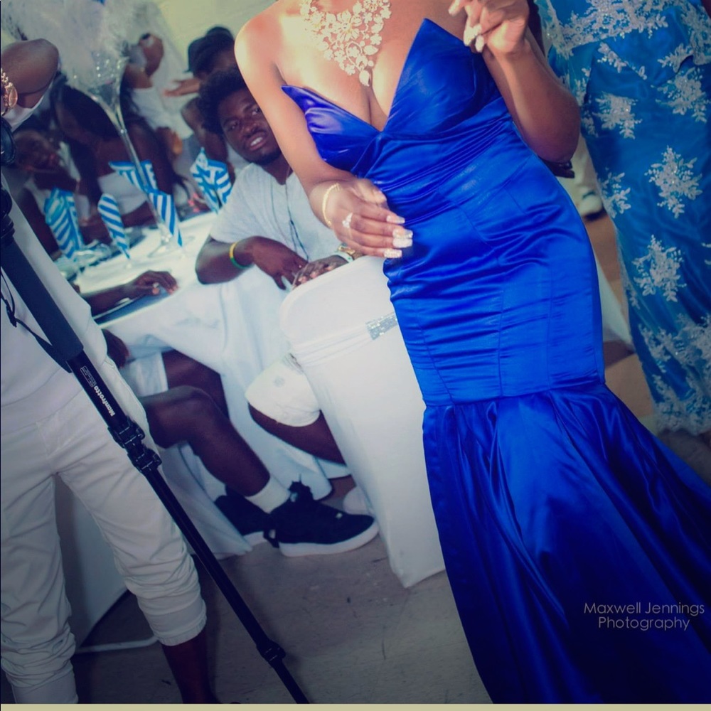 Royal Blue Keke Palmer Inspired Gown